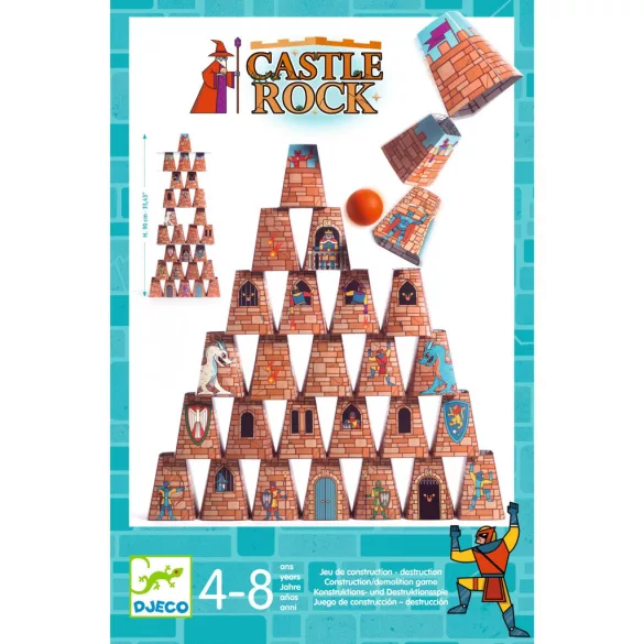 Djeco Hra na hádzanie na cieľ Stavebník-ničiteľ - Castle Rock