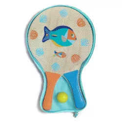   Djeco Plážová hra Sada rakiet – more - Beach rackets set - Sea
