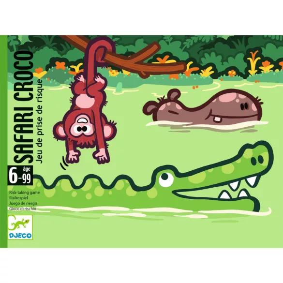 Djeco Kartová hra Krokodil safari - Safari Croco