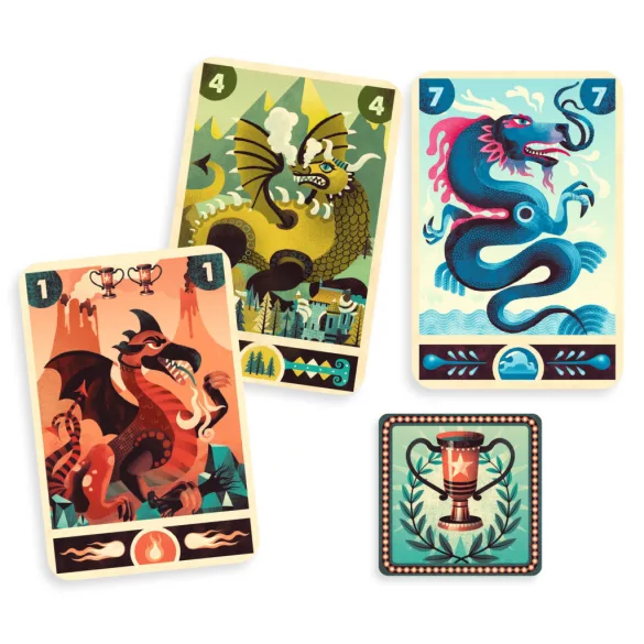 Djeco Kartová hra Boj drakov - Dragon deck
