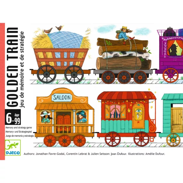 Djeco Kartová hra Zlatý vlak - Golden Train
