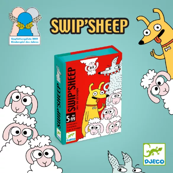 Djeco Kartová hra Ovce a baránky - Swip'Sheep