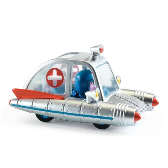 Djeco CRAZY MOTORS Hračka Auto Vesmírna záchranná služba - Space Ambulance