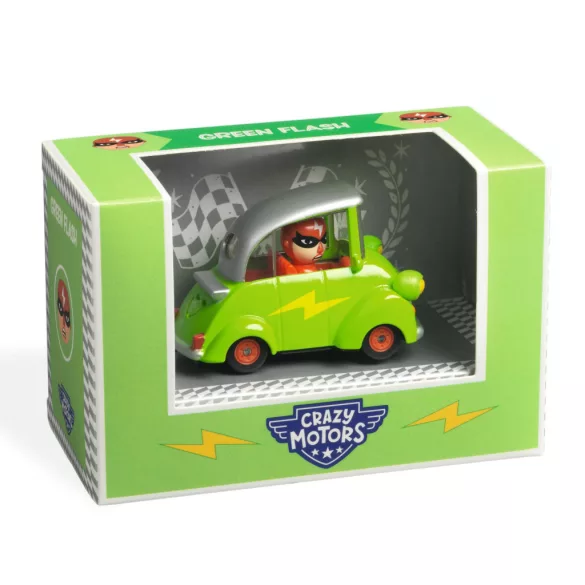 Djeco Grazy Motors CRAZY MOTORS hračka Zelený blesk - Green Flash