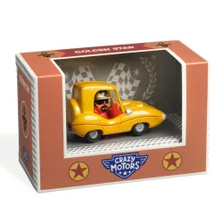   Djeco Grazy Motors CRAZY MOTORS detské autíčko Zlatá hviezda – Golden Star