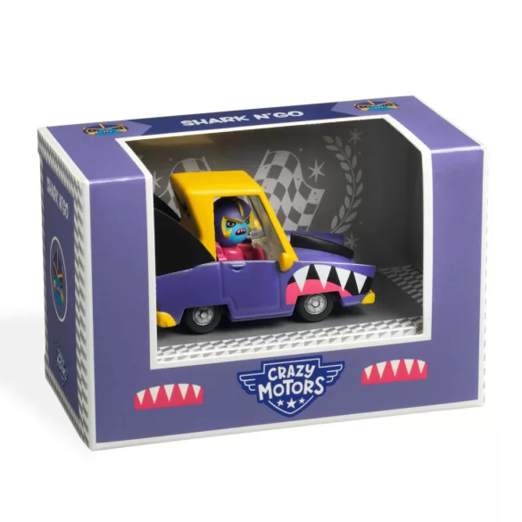 Djeco Grazy Motors CRAZY MOTORS autíčko Žralok - Shark N’Go