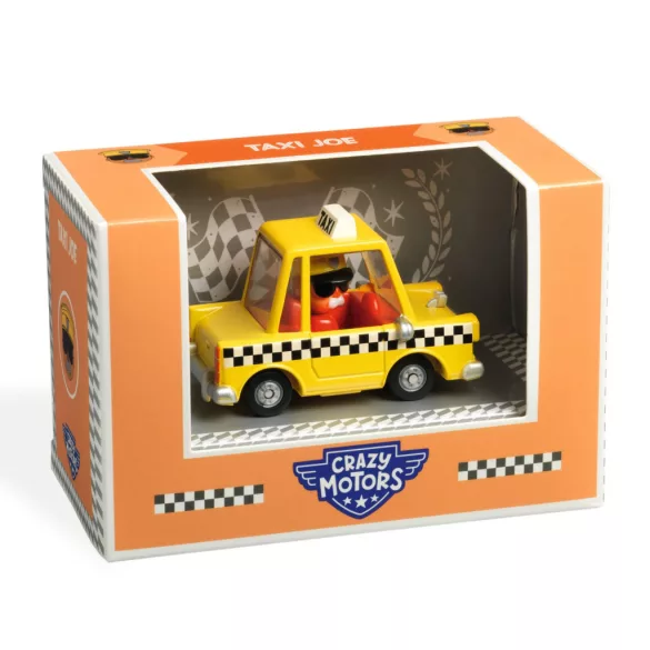 Djeco Grazy Motors CRAZY MOTORS hračka Auto Taxis Jani - Taxi Joe