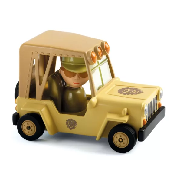 Djeco Grazy Motors CRAZY MOTORS hračka Safari lev - Lion Safari