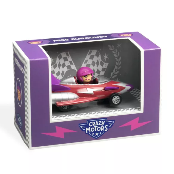 Djeco Grazy Motors CRAZY MOTORS hračka - Miss Burgundy