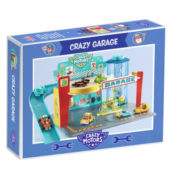 Djeco CRAZY MOTORS parkovisko Garáž - Garage