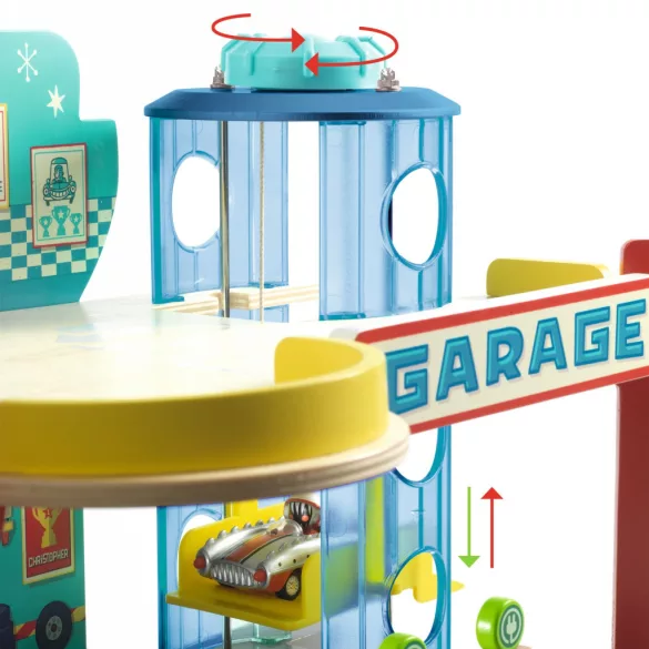 Djeco CRAZY MOTORS parkovisko Garáž - Garage