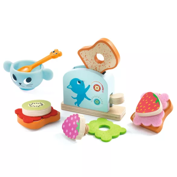 Djeco Hra na rolu Raňajky mačiatka – Kitten’s breakfast