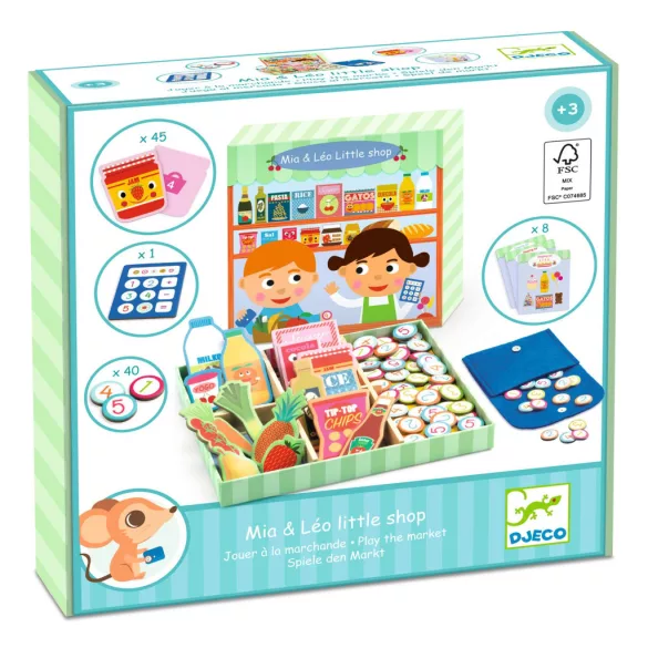 Djeco Hra na predavača – Obchodík Mie a Lea – Mia & Léo little shop