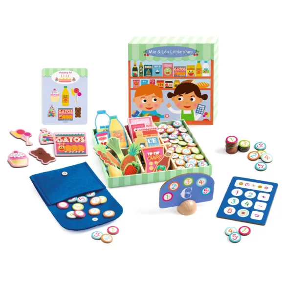 Djeco Hra na predavača – Obchodík Mie a Lea – Mia & Léo little shop