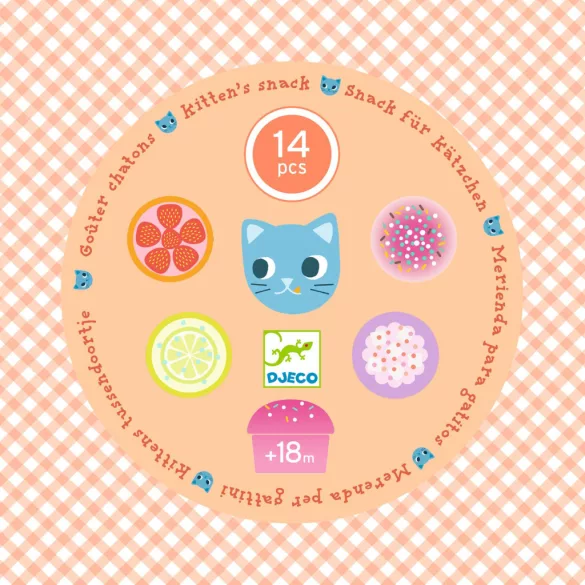 Djeco Hra na roly – Macsi Nasi – Kittens snack