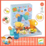 Djeco Rolová hra Jedlo a pitie – Mia & Leo aperitív