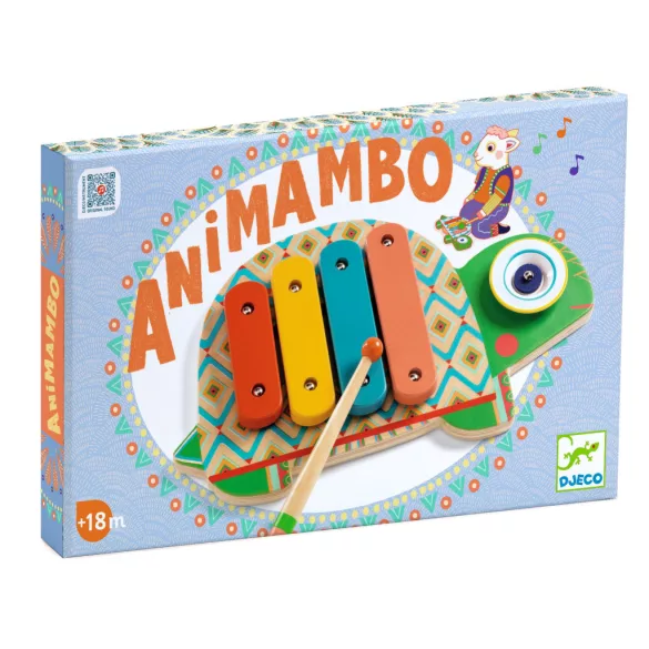 Djeco Animambo Hračka – činel a xylofón – Cymbal & Xylophone