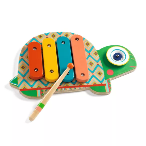 Djeco Animambo Hračka – činel a xylofón – Cymbal & Xylophone