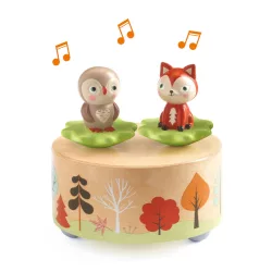   Djeco Hudobná skrinka s pohyblivými figúrkami Lesné melódie - Melody of the woods