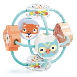 Djeco Detská hrkálka Hrkálková lopta - BabyBali