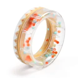 Djeco Detská hrkálka Zvuk dažďa - BabyRing