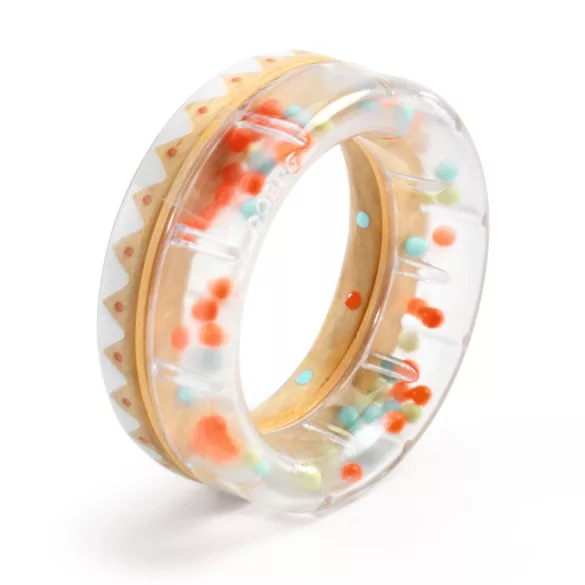 Djeco Detská hrkálka Zvuk dažďa - BabyRing