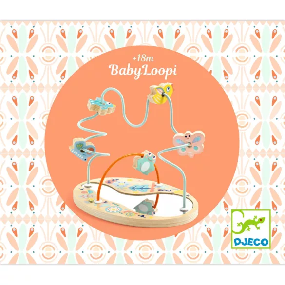 Djeco Detská dráha na guličky so zrkadlom - BabyLoopi