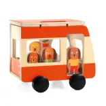Djeco Rolová hra Karavan pre psie rodinu - Minicombi