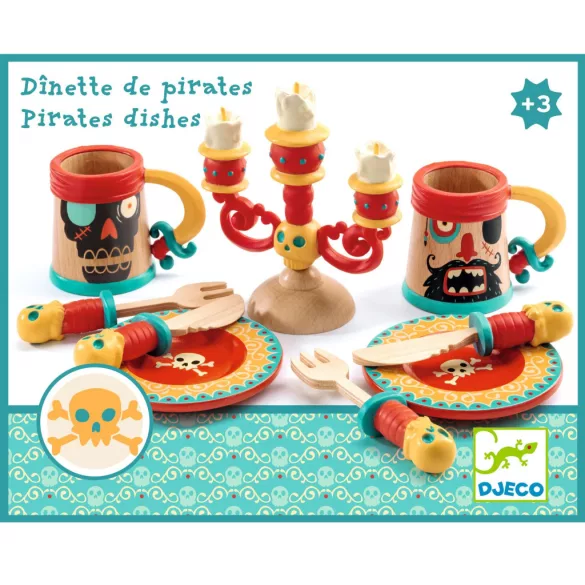 Djeco Pirátsky riad - Dishes of pirates