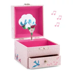   Djeco Hudobná šperkovnica Pieseň strnádky - Chaffinch's melody