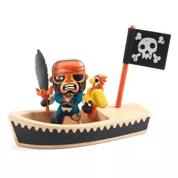 Djeco Arty Toys Pirát Billy na člne – Bily cannot