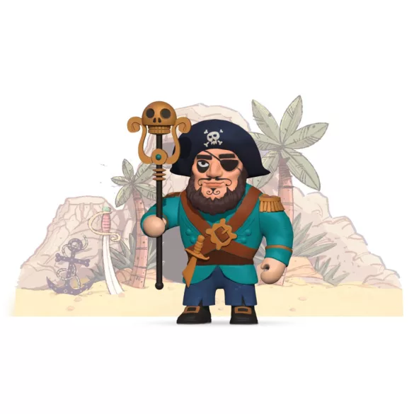 Djeco Arty Toys Kapitán pirátov – Ze Piratous