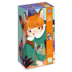   Djeco Obrie puzzle Pio, malý kúzelník, 36 dielov – Pio the magician