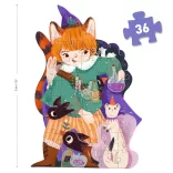 Djeco Obrie puzzle Pio, malý kúzelník, 36 dielov – Pio the magician