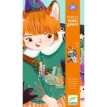 Djeco Obrie puzzle Pio, malý kúzelník, 36 dielov – Pio the magician