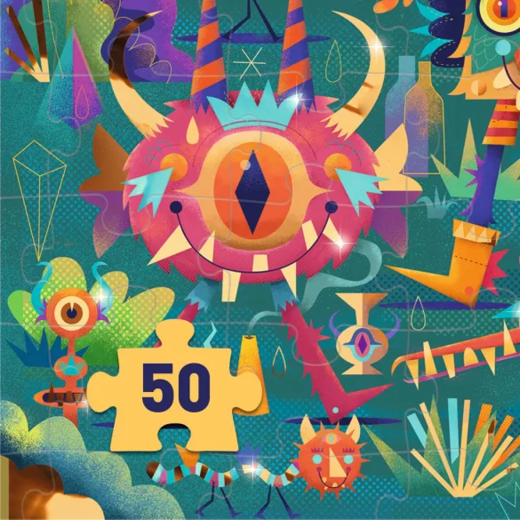Djeco Kúzlo puzzle, Párty s príšerami