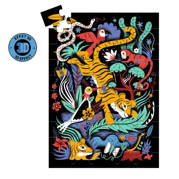 Djeco Kúzlo puzzle, Skok tigra