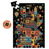 Djeco Optické puzzle, Mestský ruch, 100 dielov