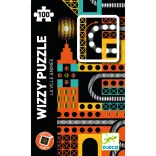 Djeco Optické puzzle, Mestský ruch, 100 dielov