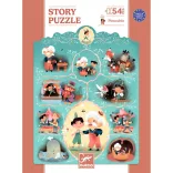 Djeco Rozprávkové puzzle Pinokio 54 dielov - Pinocchio