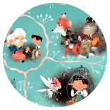 Djeco Rozprávkové puzzle Pinokio 54 dielov - Pinocchio