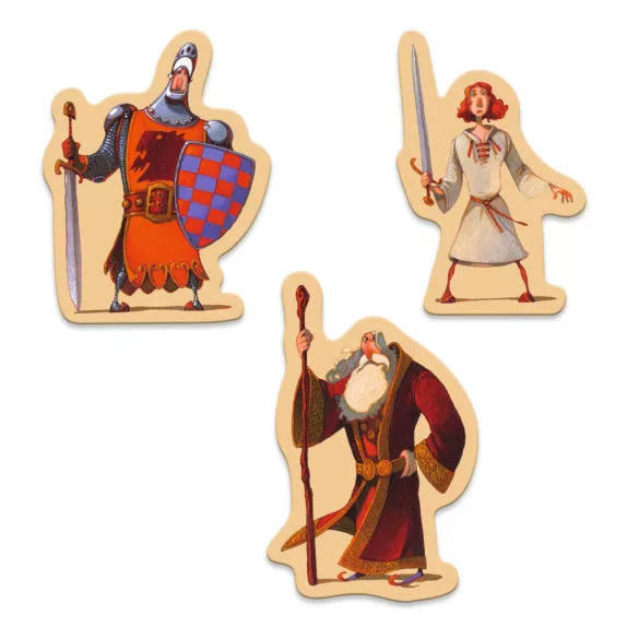 Djeco Rozprávkové puzzle Kráľ Artuš 100 dielov - The King Arthur