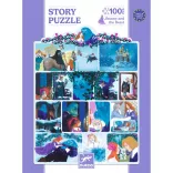 Djeco Rozprávkové puzzle Kráska a zviera 100 dielov - Beauty and the Beast