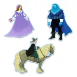 Djeco Rozprávkové puzzle Kráska a zviera 100 dielov - Beauty and the Beast