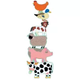 Djeco veľké puzzle - Honoré & friends