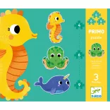 Djeco Primo puzzle V mori, 4, 6, 9 ks - In the sea
