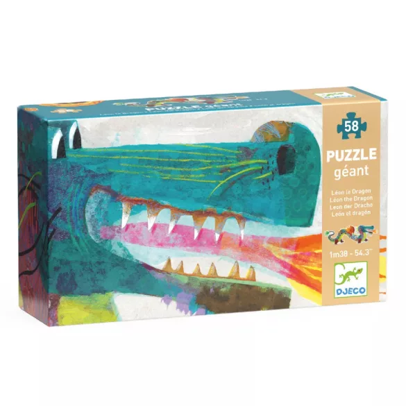 Djeco obrovské puzzle - Leon the dragon