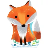 Djeco Puzzle v krabičke Ginger, malá líška, 24 dielov - Ginger little fox