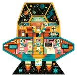 Djeco Puzzle v krabičke Vesmírna stanica 54 dielov - Space station