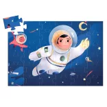Djeco Puzzle s tvarovými dielmi Astronaut na Mesiaci 36 dielov - An astronaut on the moon